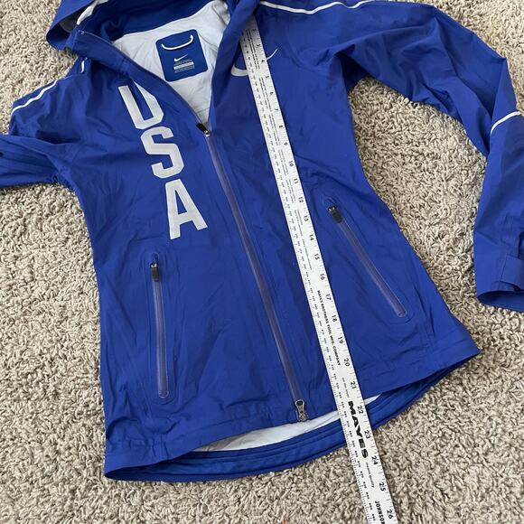 NIKE Team USA Olympic HyperShield Lightweight Full Zip Running Jacket s XXS - Picture 8 of 16
